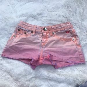 Justice hombre pink Jean  shorts size 10